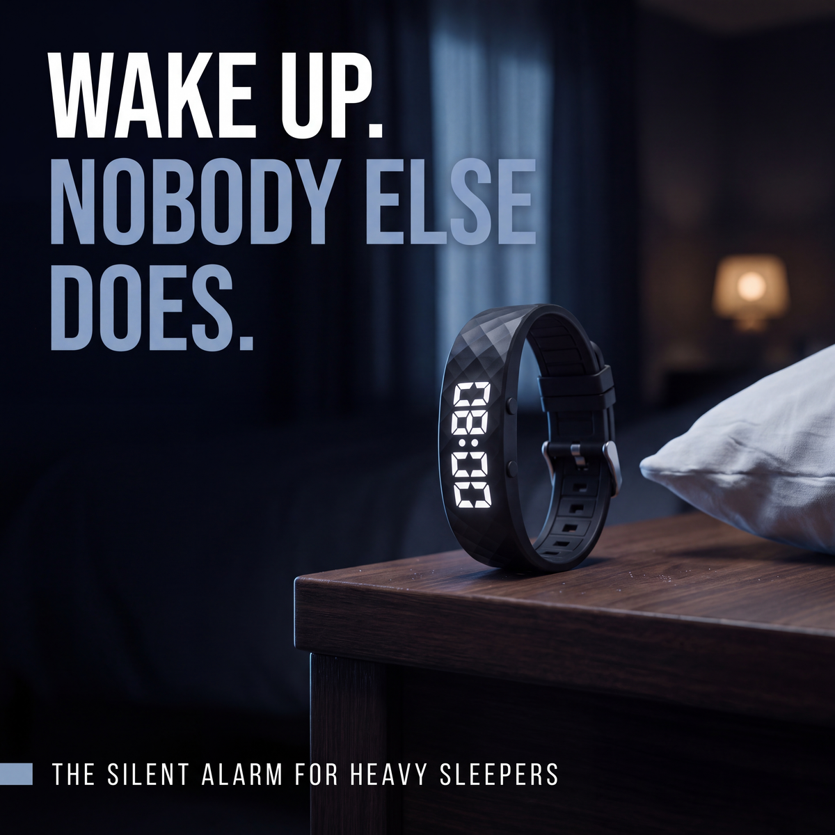 Silent Wake Band — Vibrating Alarm for Heavy Sleepers