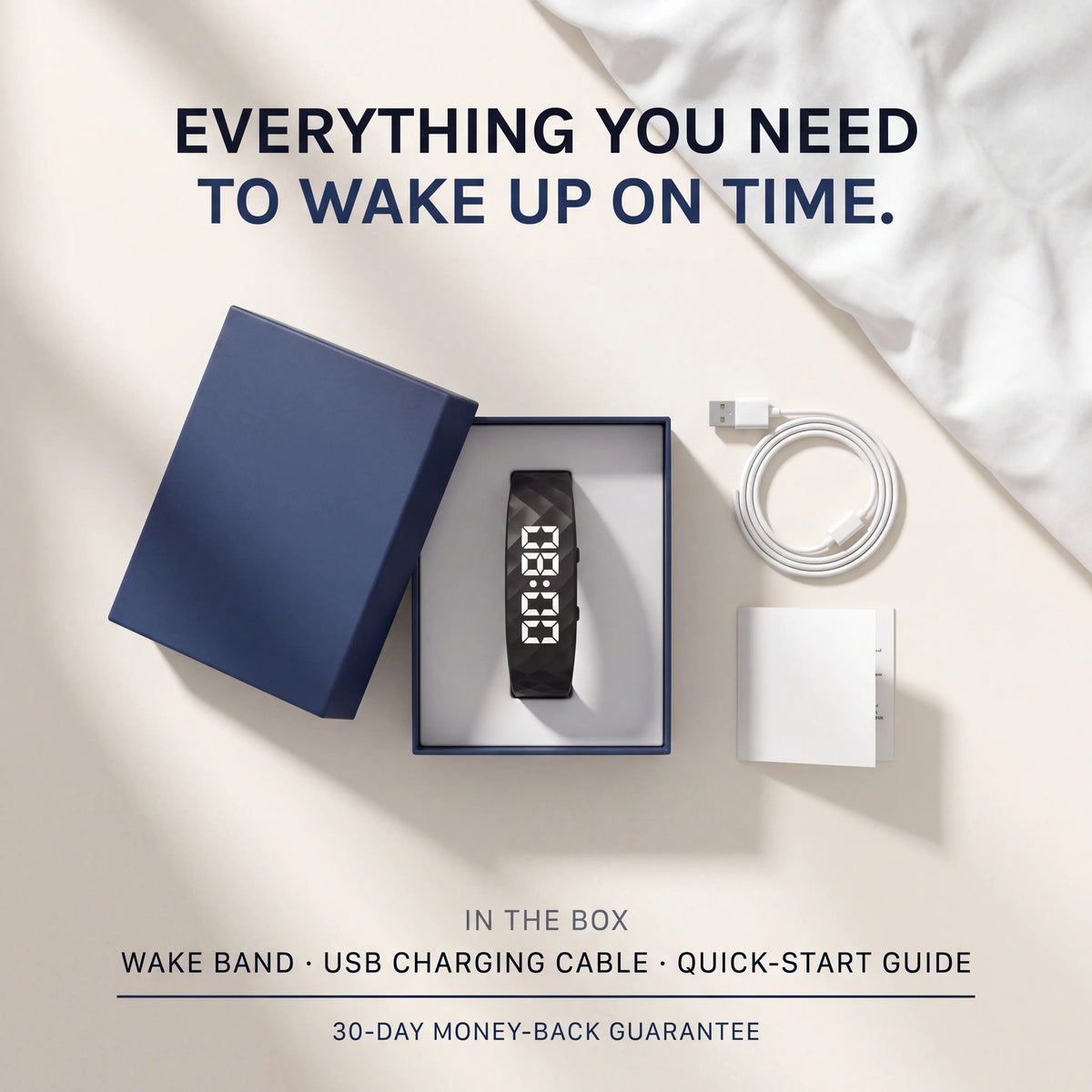Silent Wake Band — Vibrating Alarm for Heavy Sleepers